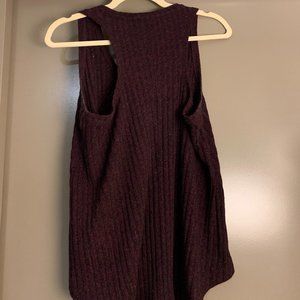 Soft ribbed tank top